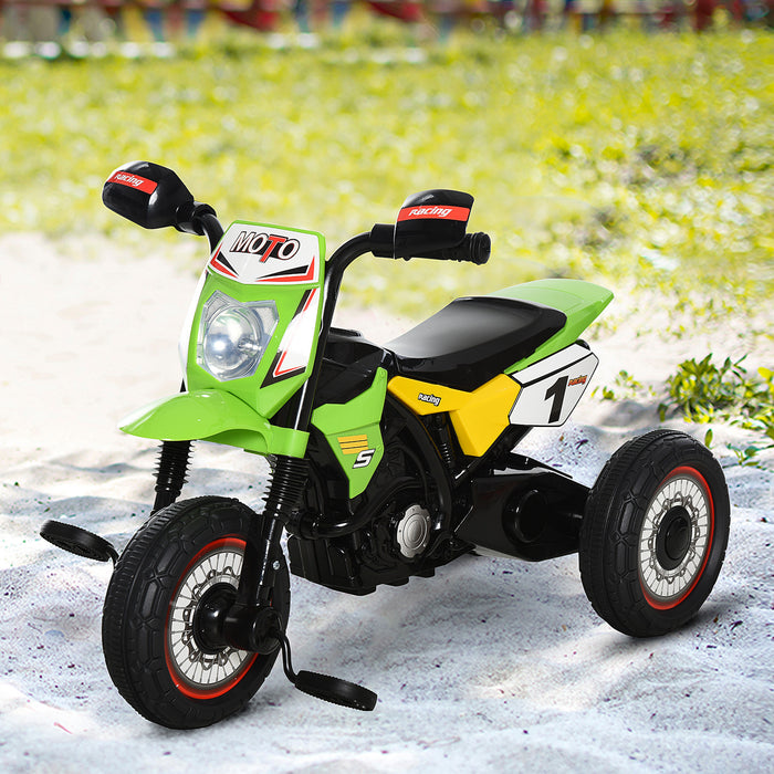 Toddler Tricycle with Pedals - Durable 3-Wheel Design, Green PP Material - Perfect for 18-36 Month Old Kids