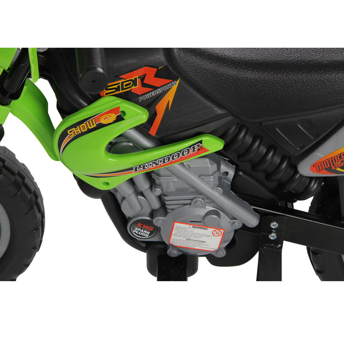 Kids Electric Motorbike - 6V Battery-Powered Ride-On Motorcycle, Green - Perfect for Young Adventurers