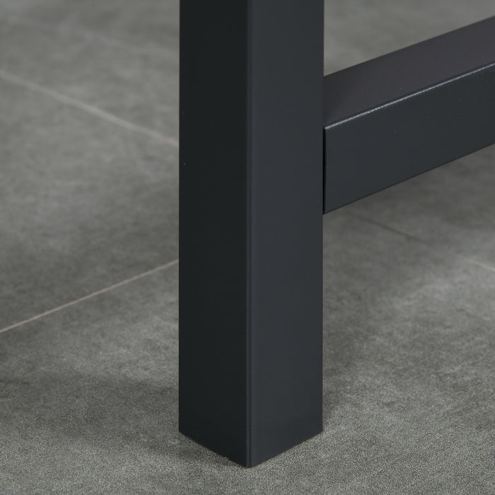 Foldable Dining Table with Drop Leaf - Multifunctional Console Writing Desk for Small Spaces - Ideal for Kitchen and Dining Room with Rustic Brown Finish