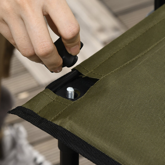 Collapsible Outdoor Wagon with Wheels - Folding Garden and Camping Trolley, Sturdy Steel Frame & Oxford Fabric - Space-Saving Utility Cart for Gardening and Transport