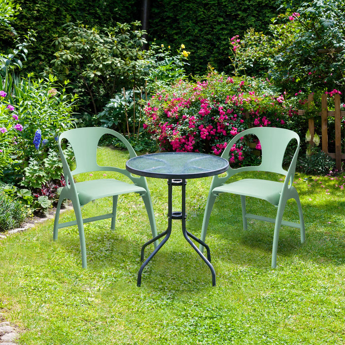 Set of 2 Folding Chair - Portable White Chair with Armrest and Backrest - Ideal for Outdoor Events, Office Use, and Compact Spaces