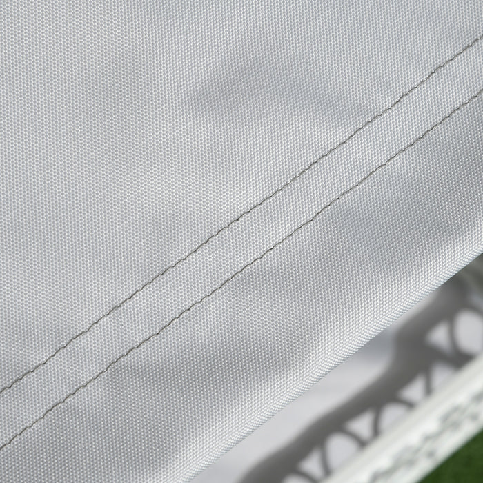 Elevated Pet Lounger with Water-Resistant Canopy - Comfy Raised Dog Bed with Soft Cushion for Indoor/Outdoor Use - Ideal for Small to Medium Dogs Seeking Shade & Comfort