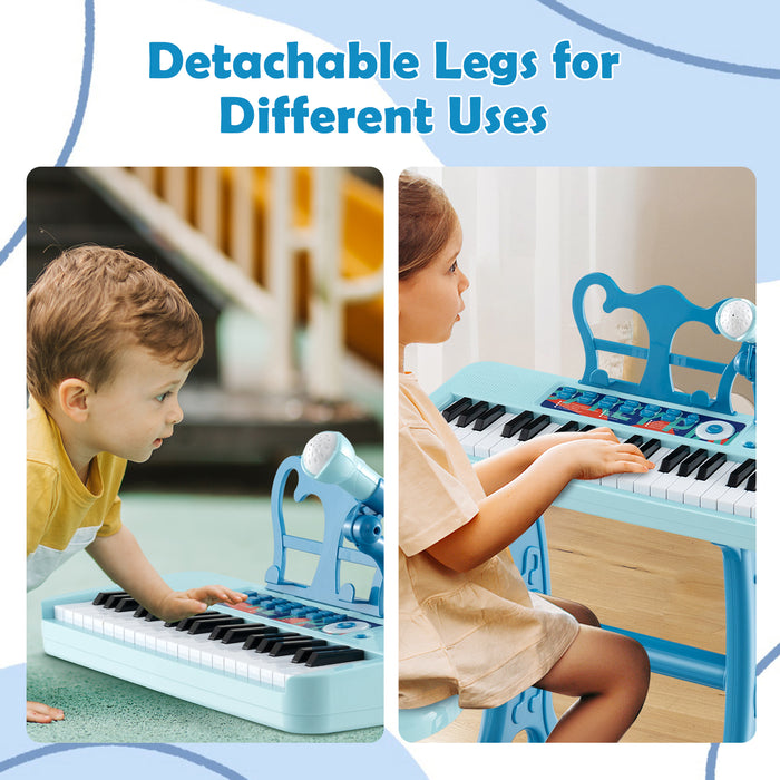 37-Key Electronic Keyboard for Kids - Interactive Piano Instrument with Microphone - Perfect for Budding Musicians and Learning Music Basics