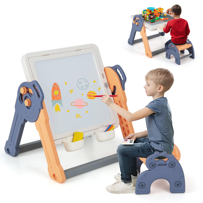 KidCraft - 6-in-1 Multi-Activity Play Table and Chair Set for Kids - Perfect Solution for Toddlers' Learning and Entertainment Needs
