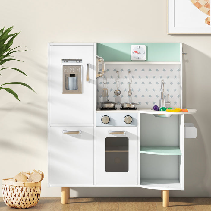 Pretend Play Kitchen Set for Kids - Features Stove and Ice Maker - Ideal for Imaginative and Creative Play