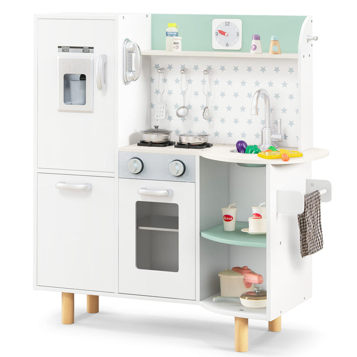 Pretend Play Kitchen Set for Kids - Features Stove and Ice Maker - Ideal for Imaginative and Creative Play