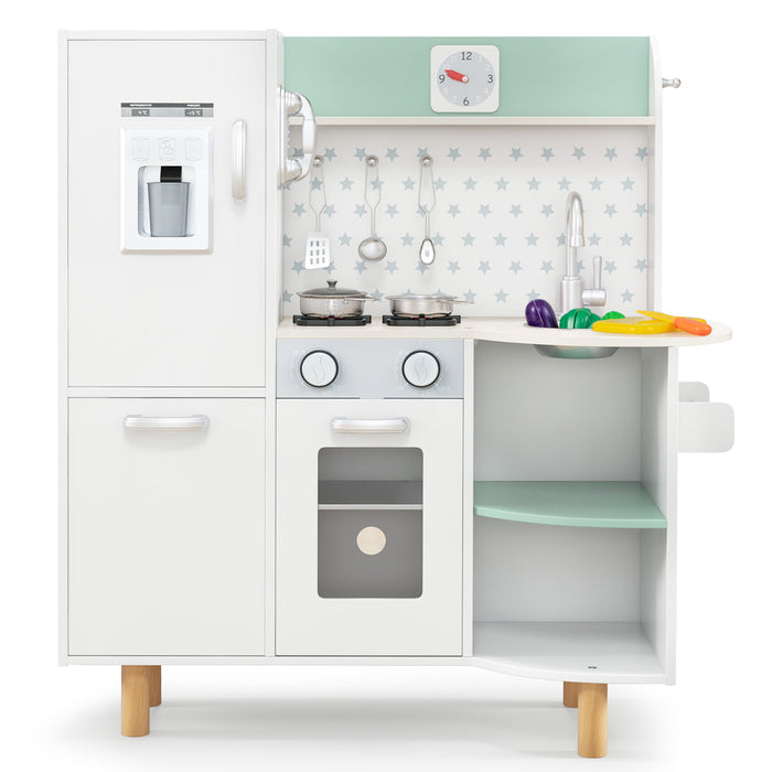 Pretend Play Kitchen Set for Kids - Features Stove and Ice Maker - Ideal for Imaginative and Creative Play