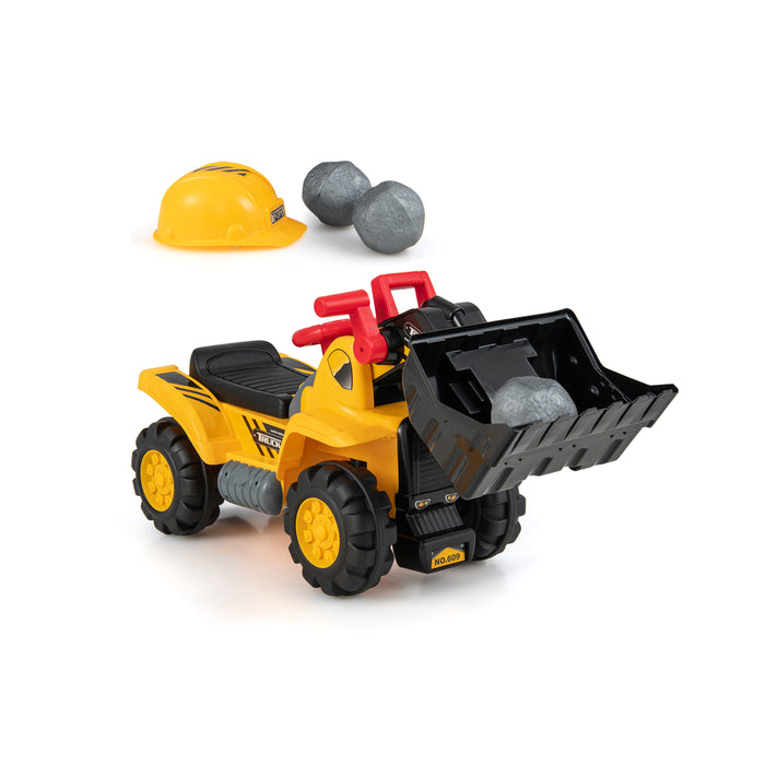 Kid's Bulldozer Toy - Adjustable Bucket, Interactive Sounds - Ideal for Imaginative Playtime Fun