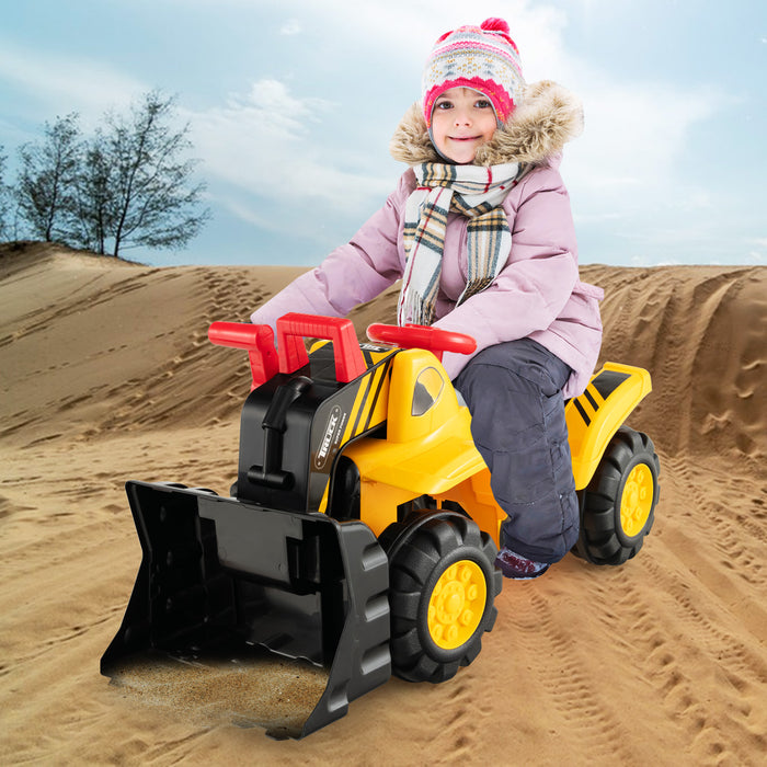 Toy Riding Bulldozer Interactive Bulldozer Toy for Kids with Sound - Imaginative Play ...