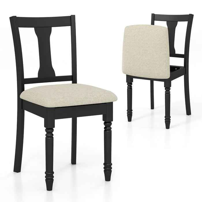 Linen Fabric Kitchen Chair - Dining Chair with Built-In Storage Space - Ideal Furniture Piece for Space-Efficient Dining Rooms