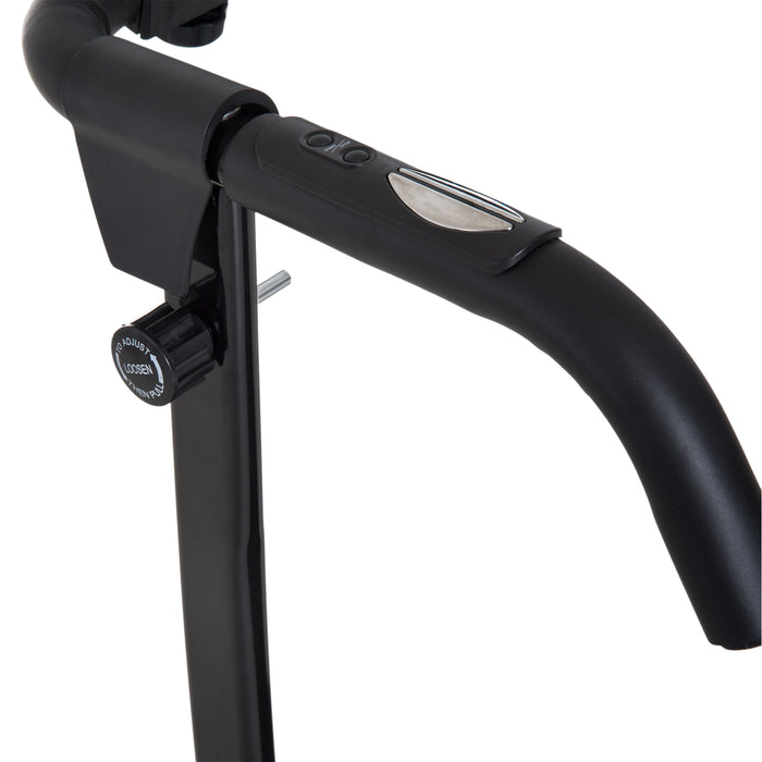 Folding Electric Treadmill - 1-10Km/h Adjustable Speed Motorised Jogger - Compact Home Fitness Equipment for Indoor Exercise & Gym Enthusiasts