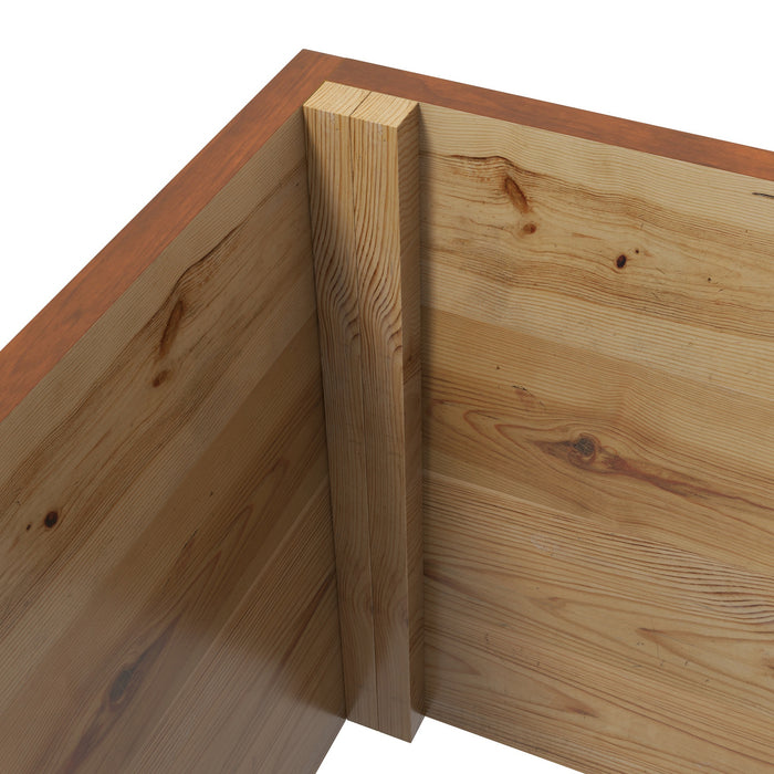 Wooden Trellis Planter Box - Elevated Gardening Bed for Vegetables, Herbs, and Flowers - Perfect for Outdoor Planting and Home Garden Decor