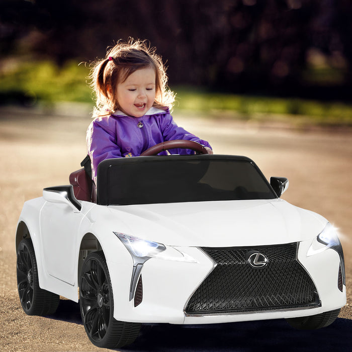 Lexus Officially Licensed - Black Electric Ride on Car with Remote Control - Perfect Entertainment Toy for Kids