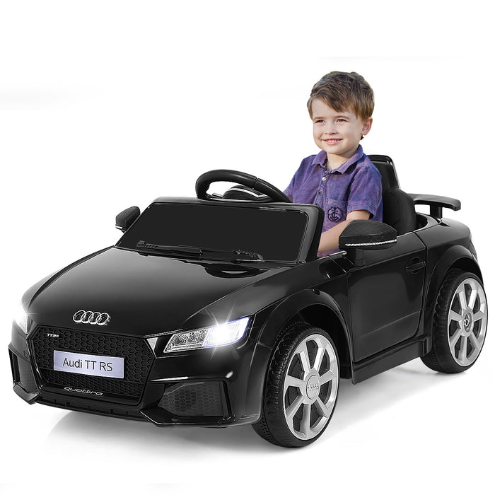 Audi TTRS Licensed Model - 12V Battery-Powered Vehicle with Dual Motors and MP3 Music - Perfect for Children's Outdoor Fun and Entertainment