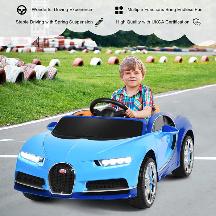 Licensed 12V Kids Battery-Powered Vehicle - Navy with Remote Control - Ideal for Fun, Safe, and Controlled Child Playtime.