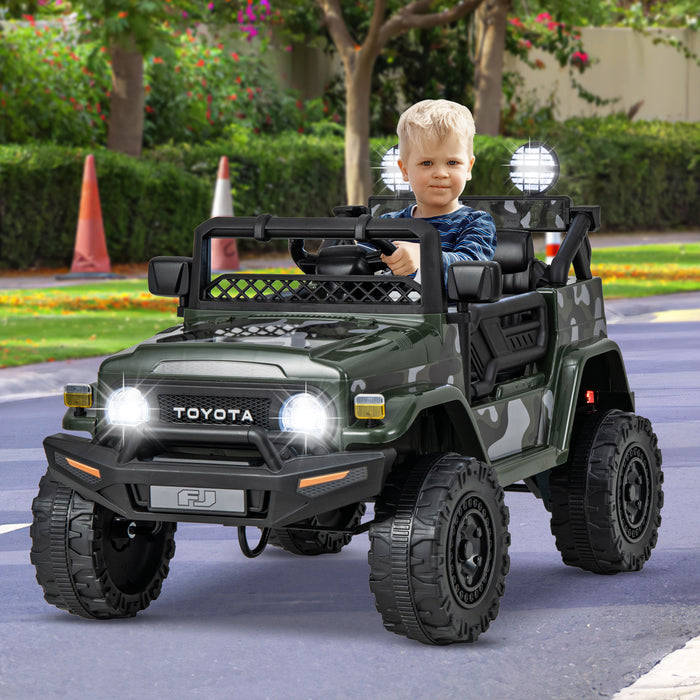 Toyota FJ Cruiser Licensed 12V 7Ah Electric Car - Remote Control Feature - Ideal for Kids Outdoor Play