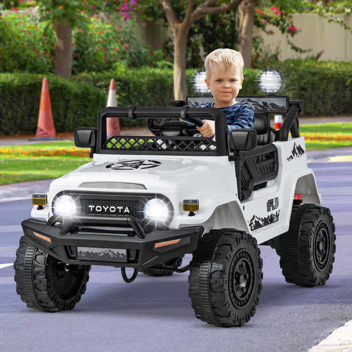 Toyota FJ Cruiser Licensed 12V 7Ah Electric Car - Remote Control Feature - Ideal for Kids Outdoor Play
