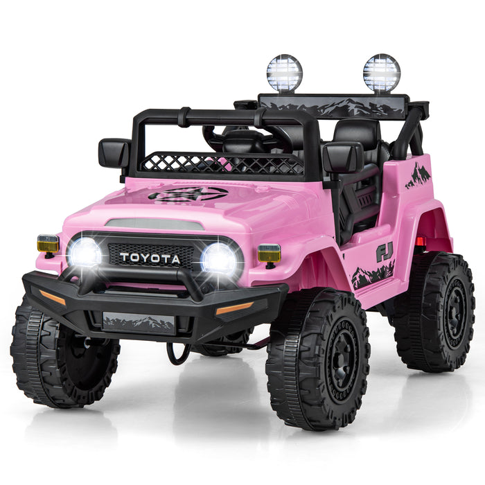 Toyota FJ Cruiser Licensed 12V 7Ah Electric Car - Remote Control Feature - Ideal for Kids Outdoor Play