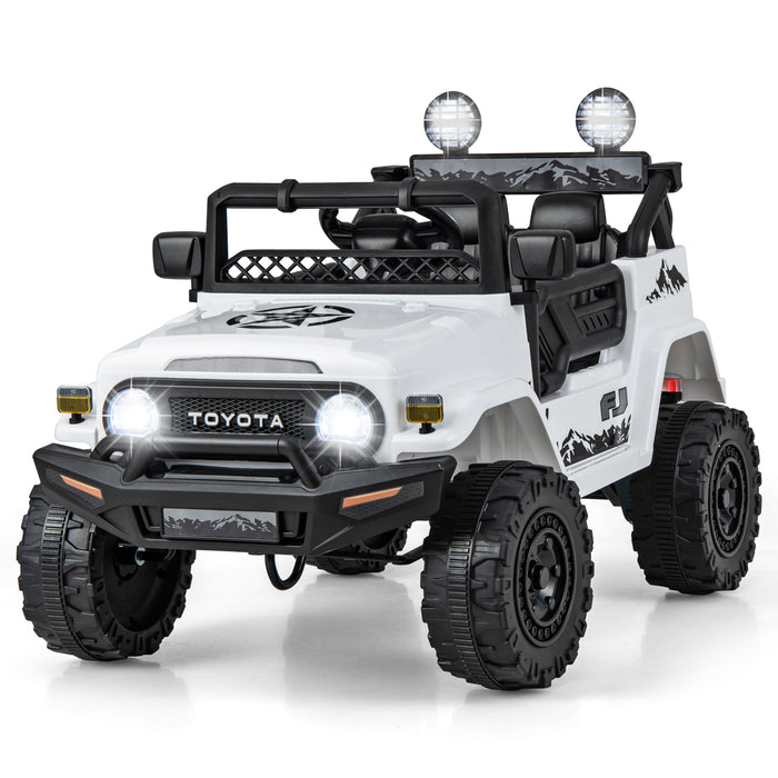 Toyota FJ Cruiser Licensed 12V 7Ah Electric Car - Remote Control Feature - Ideal for Kids Outdoor Play