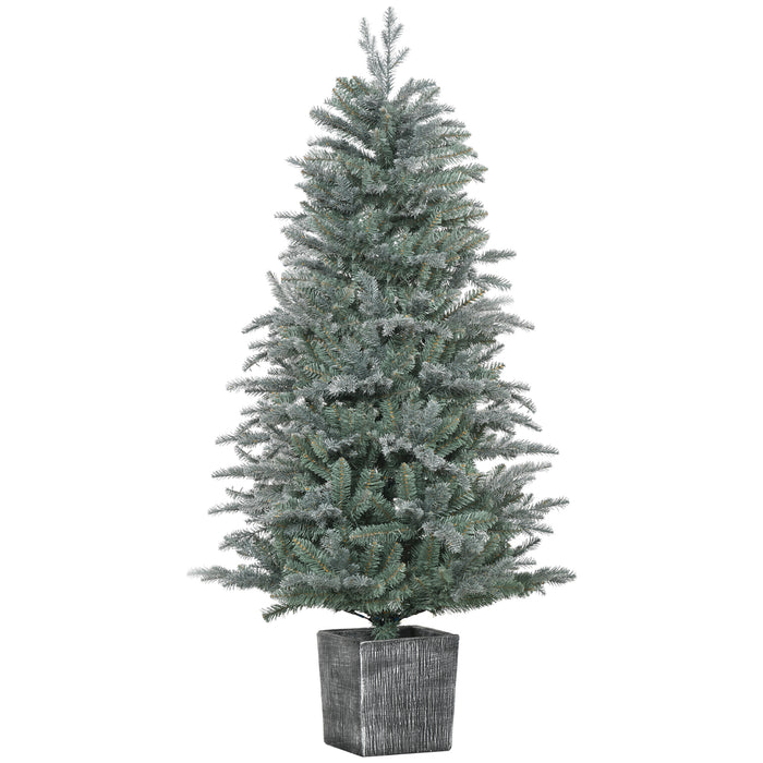5ft Artificial Christmas Tree with Dense 1140 Tip Foliage - Realistic Branches & Sturdy Pot Stand for Holiday Decor - Ideal Xmas Accent for Home or Office