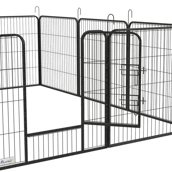 Heavy Duty 12-Panel Puppy Playpen - Exercise Fence and Pet Barrier for Small to Medium Dogs - Safe Enclosure for Play and Training