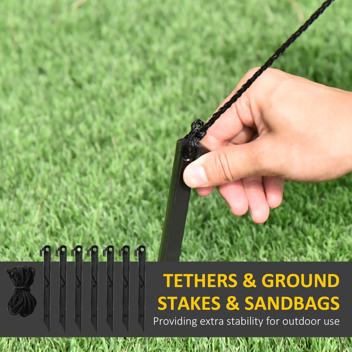 Inflatable Christmas Tree with Santa & Friends - 8ft LED Lit Outdoor Display with Ladder Climbing Characters - Festive Yard Decor for Lawn and Garden Celebrations