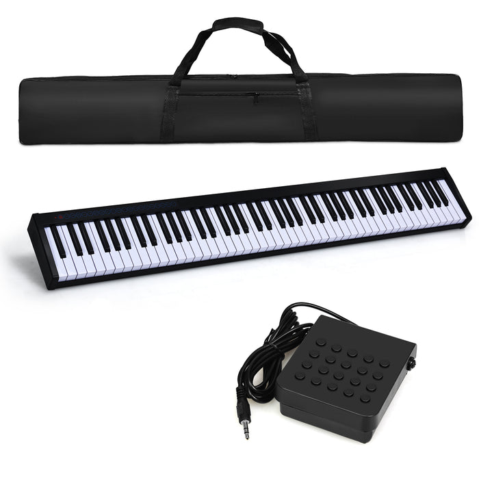 88-Key Portable Electronic Piano - Black, Kids Friendly, Perfect for Children Aged 3 and Above - Encouraging early musical skills development