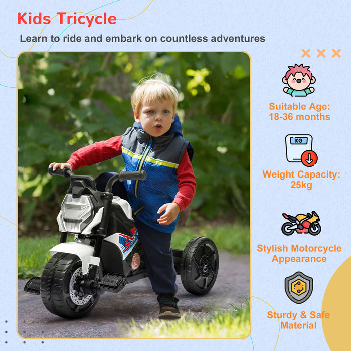 Toddler Trike Motorcycle Design 3-in-1 - Convertible Balance Bike, Sliding Car with Headlight & Sound Features - Perfect for Kids Learning to Ride