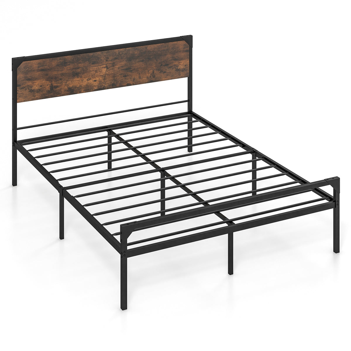 Universal Platform Bed - Metal Structure with 9 Support Legs - Ideal for Those Needing Extra Bed Stability