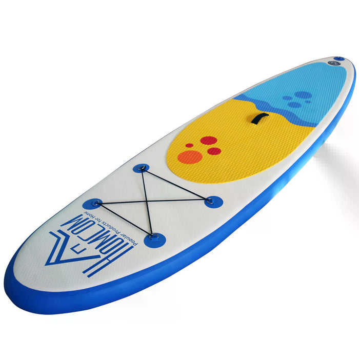 Inflatable Stand Up Paddle Board with Aluminum Paddle - Non-Slip Deck, Complete ISUP Accessory Kit, and Carry Bag - Ideal for Water Sports Enthusiasts, 305 x 76 x 10 cm, Blue
