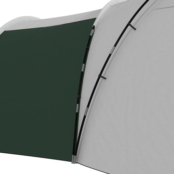 Large Family Camping Tent for 6-9 People - Multiple Bedrooms with Spacious Living Area - Complete with Essential Accessories