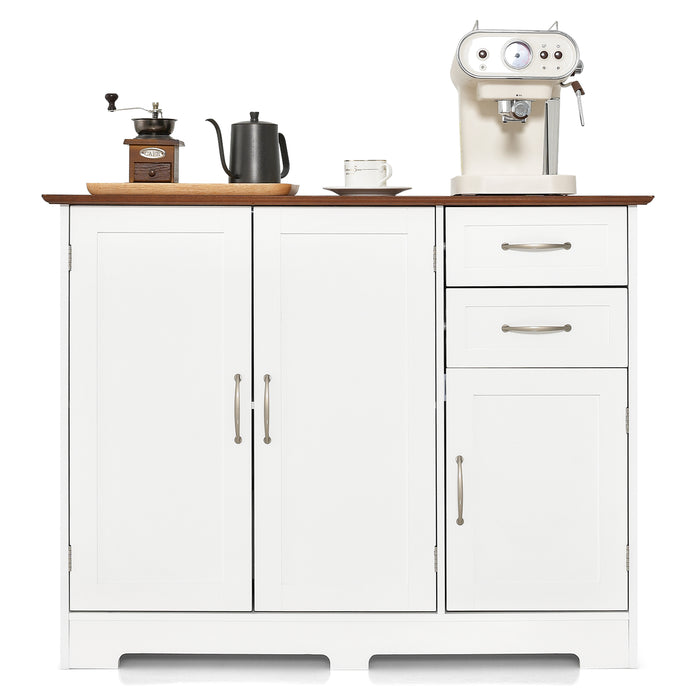 Contemporary Kitchen Sideboard - Storage Cabinet with Customizable Shelves and Drawers - Ideal Solution for Space-Saving and Organization