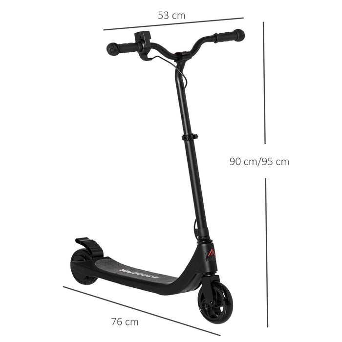 120W Electric Scooter with Battery Indicator - Adjustable Handlebar, Rear Brake, Durable Design - Perfect for Kids 6 Years & Up, Outdoor Fun