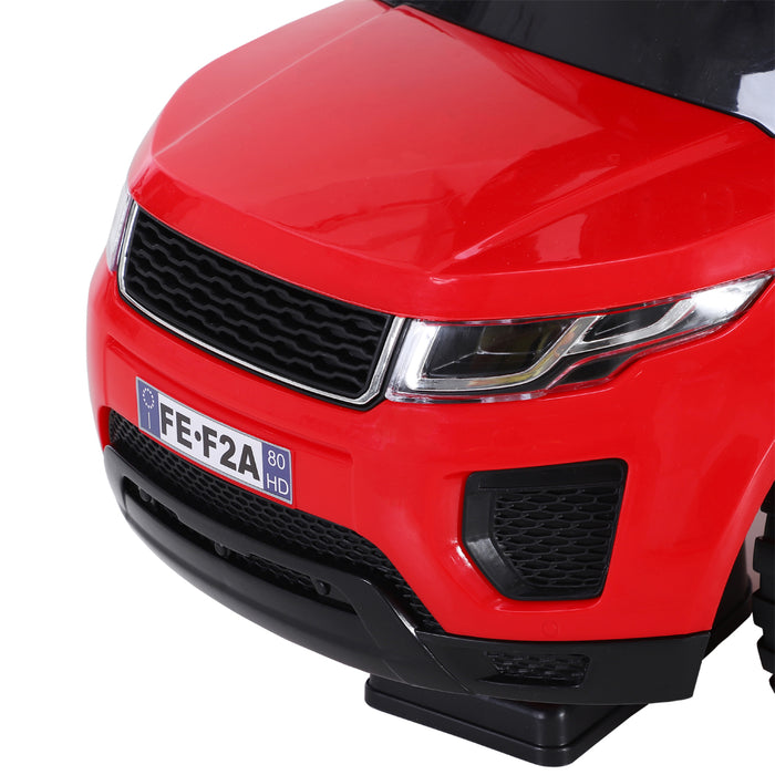 3-in-1 Ride-On Car for Toddlers - Foot-to-Floor Slider with Steering Wheel, Horn, and Under Seat Storage - Manual, Safe Design for Kids, Red