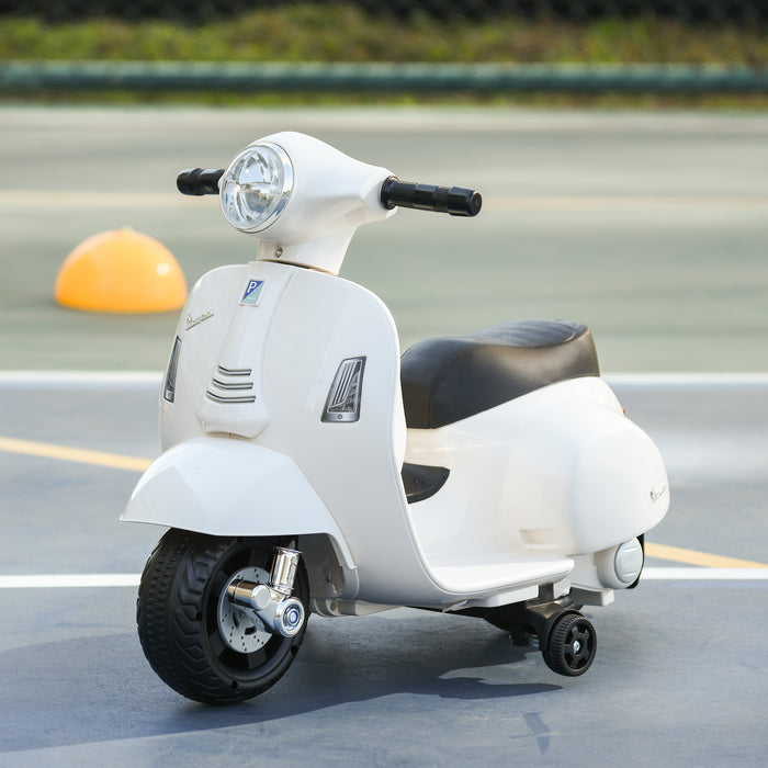 Vespa Licensed Electric Trike for Toddlers - 6V Battery-Powered Ride-On Motorcycle with Headlight & Horn - Ideal for Kids Aged 18-36 Months