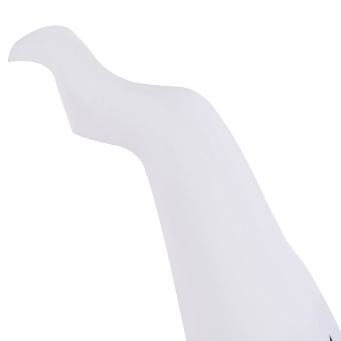 Inflatable Scary Ghost with LED Lights - 1.2M Tall Halloween Outdoor Decor - Quick Shipping for Spooky Ambiance