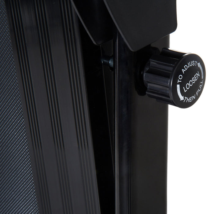 Folding Electric Treadmill - 1-10Km/h Adjustable Speed Motorised Jogger - Compact Home Fitness Equipment for Indoor Exercise & Gym Enthusiasts