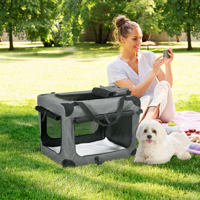 Oxford Folding Pet Carrier Bag - 70cm Durable and Portable - Ideal for Cats and Small Dogs Transport and Travel