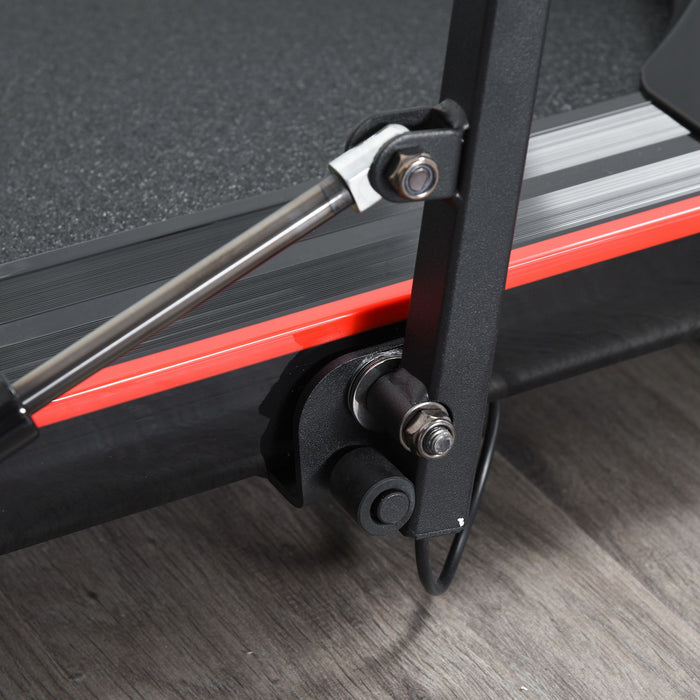 Foldable Walking Machine Treadmill with LED Display - 1-6km/h Speed, Portable & Remote-Controlled - Ideal for Home Office Fitness Routines