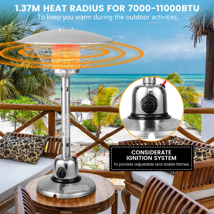 Portable 4KW Heater Burner - Tabletop Design, Dual Heat Settings - Perfect for Indoor Use and Compact Space Heating Solutions