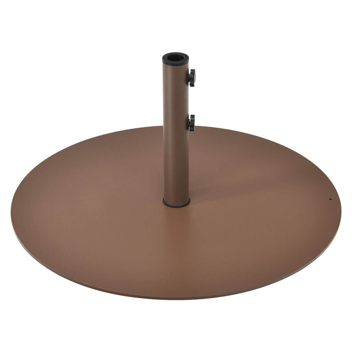 Outdoor Umbrella Base, 75cm Round - Heavy Duty Stand for Garden, Patio, Poolside - Ideal for Holding Large Parosol Stably in Windy Conditions
