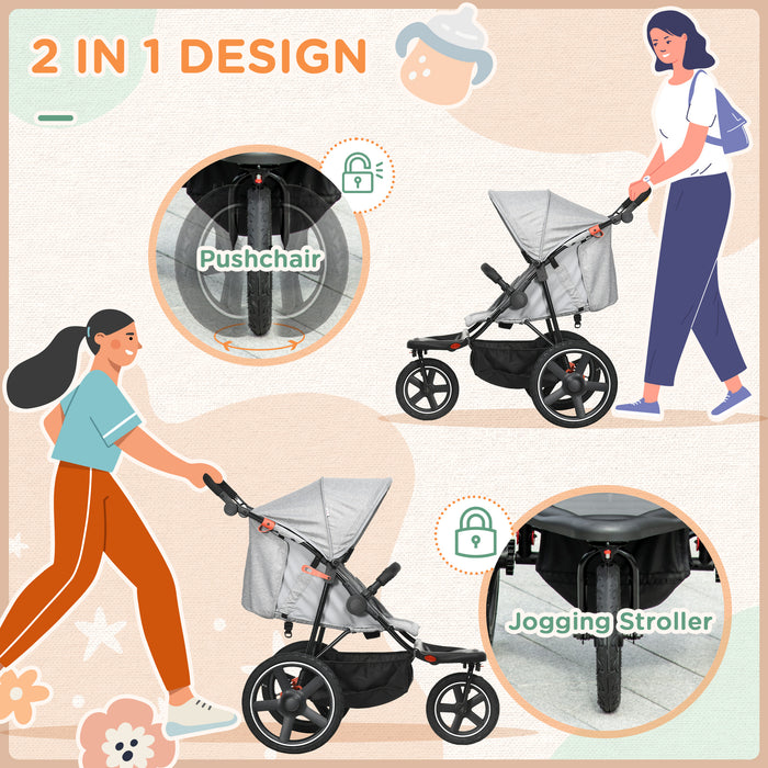 Tri-Wheel Foldable Stroller with Canopy and Basket - Versatile Travel System for Babies - Compact Storage Solution for On-the-Go Parents