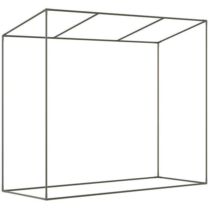 Walk-in Garden Greenhouse (200x76x168cm) - Steel Frame Construction with Door and Window for Patio or Balcony - Ideal for Growing Plants, Flowers, Herbs, and Tomatoes