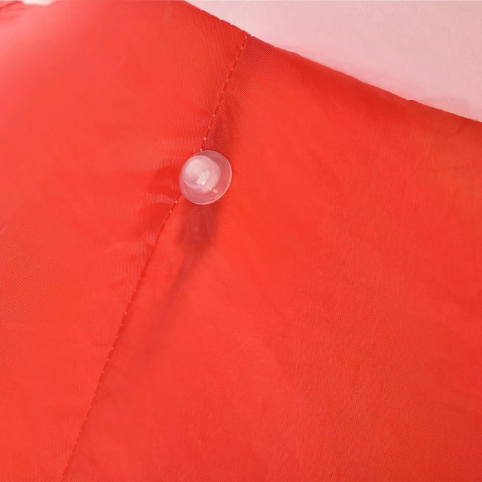 Santa Claus Skiing Inflatable - 4ft Tall Christmas Outdoor Display - Effortless Install for Festive Yard Decor