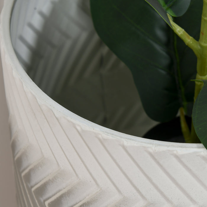 Metal Plant Stand Duo with Elevated Legs - Round Decorative Planter Holders for Indoor Greenery - Enhances Living Room and Bedroom Decor