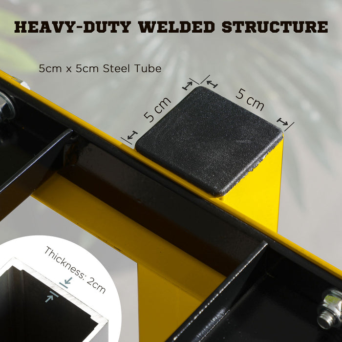 2-Tier Dumbbell Rack Stand - Sturdy Weight Storage Organizer for Home Fitness - Space-Saving Strength Training Equipment Holder