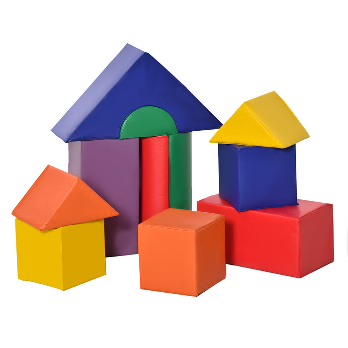 Kids Climb & Crawl Gym - 11-Piece Soft Foam Play Blocks for Building and Stacking - Non-Toxic, Educational Activity Set for Toddlers