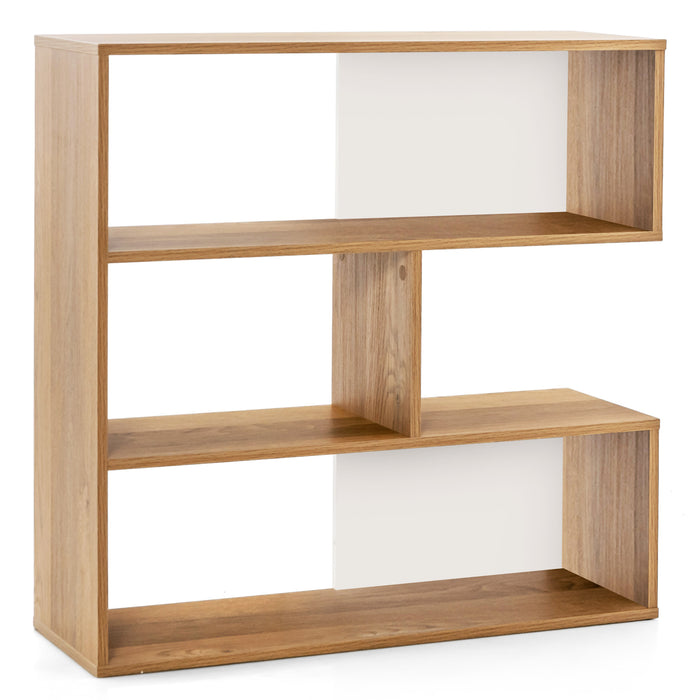 Concave/Convex Bookshelf - Ideal For Living Room, Bedroom, Study or Office - Convenient and Stylish Storage Solution