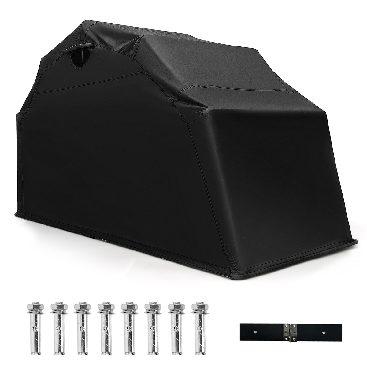 Motorcycle Shelter Storage - Durable Outdoor Shed with 600D Oxford Fabric Cover - Ideal Solution for Bike Protection and Storage