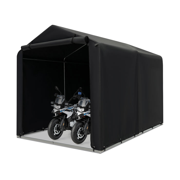 Portable Garage Shelter - Outdoor Storage Shed for Bikes - Ideal for Bike Enthusiasts Needing Extra Storage Space